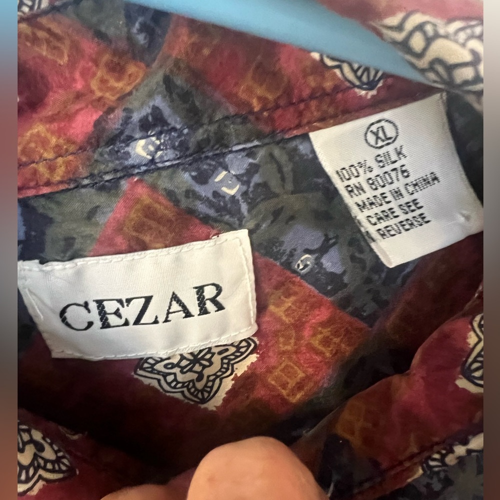 Men’s 100% silk Shirt